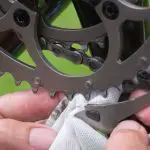 How to clean a bike chain using household products