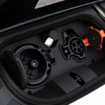 Can you Add a quick charger to a Nissan Leaf. picture of Nissan leaf charging ports